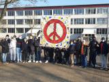 Krieg in der Ukraine: Lindenauschule setzt Zeichen für den Frieden